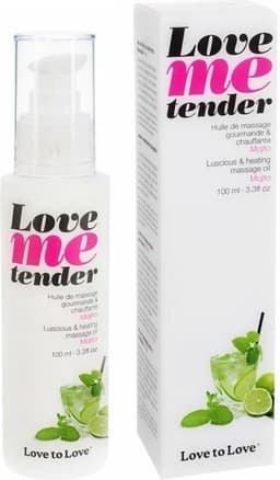 Love me Tender - Verwarmende Massageolie - Mojito — thumbnail 2
