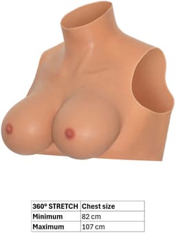 Siliconen Borsten - Cupmaat E - Siliconen Borsten Voor Je Eigen Persoonlijkheid of Rollenspel - Geschikt voor maat S-M-L — thumbnail 2