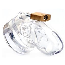 MINI LOCKY kuisheidskooi - Transparante Peniskooi - Kleine Chastity Kooi 6 x 3.2 cm — thumbnail 1