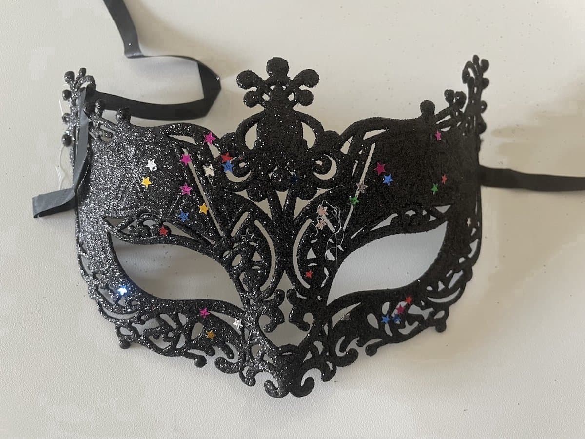 *** Oogmasker Venetië - Maskerade - Bal Masker met Glitters - Voor Ogen - Gala Feest - van Heble® *** — afbeelding 1
