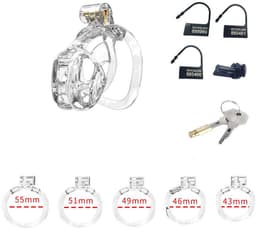 Rimba P-Cage - P-Cage PC11 - Kuisheidskooi - Peniskooi - Maat XS - Transparant — thumbnail 2
