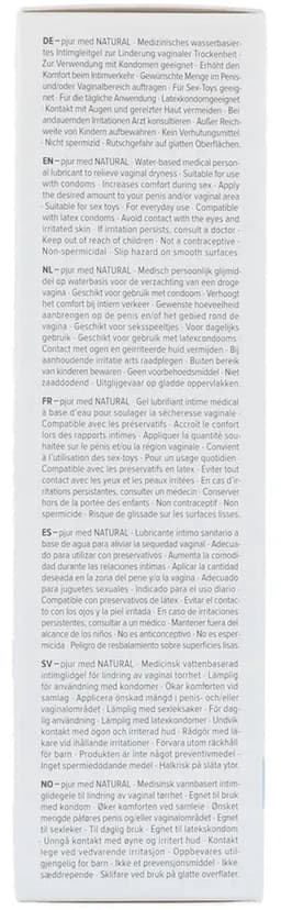 Pjur Med Natural Glide - Waterbasis Glijmiddel - 100 ml — thumbnail 4