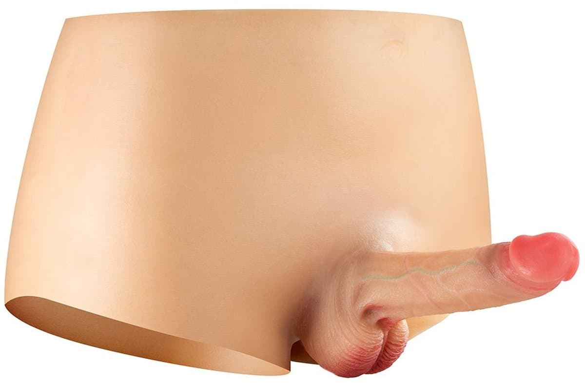 Real Body - Bodysuit - Female to Male - Mannelijk Onderlichaam met Holle Penis - Verkrijgbaar in 2 maten S/M — afbeelding 1