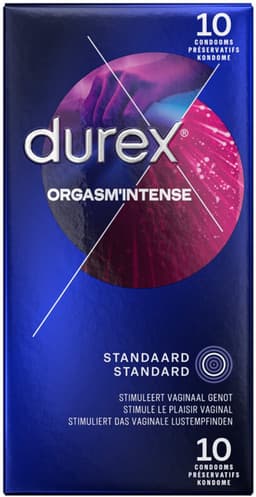 Durex Condooms Orgasm' Intense - 2 x 10 stuks - Voordeelverpakking — thumbnail 1