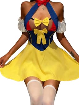 Cosplay Anime rollenspel - Wijde rok - Poppetje - Inclusief kousen - BDSM — thumbnail 3