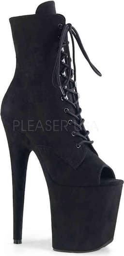 Pleaser - FLAMINGO-1021FS Plateau Laarzen, Paaldans schoenen - Paaldans schoenen - 41 Shoes - Zwart — thumbnail 3
