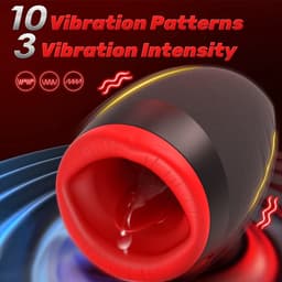 Eikel Masturbator - Verwarmd - Vibrerend - Waterdicht - Oplaadbaar - Penis vibrator — thumbnail 5