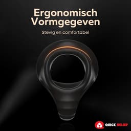 Quick Relief Cockring Essential™ - Cockring - Siliconen - Penis Ring - Cock Ring - Sex toys - Seksspeeltje voor Mannen - Sex Toy — thumbnail 2