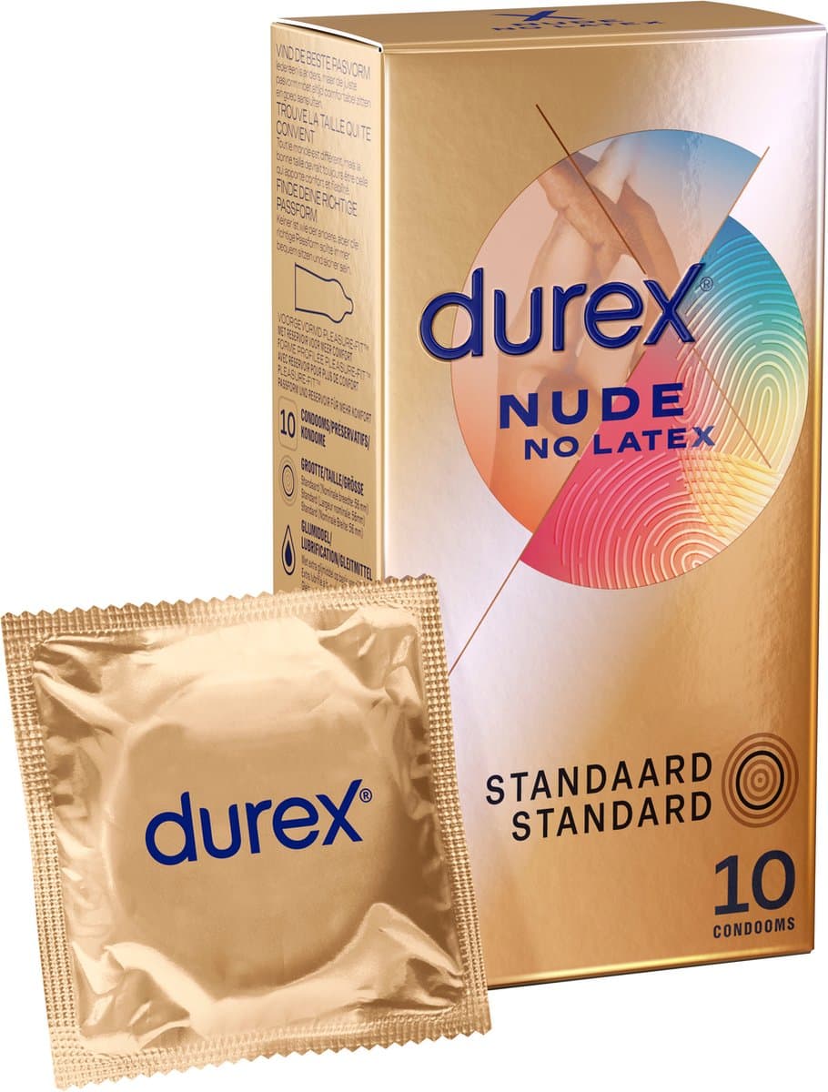 Durex Condooms Nude - Latexvrij - 10 stuks — afbeelding 1
