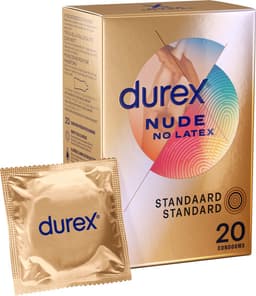 Durex Condooms - Nude - Latexvrij - Huid op Huid Sensatie - 20 stuks — thumbnail 1