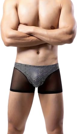 Sexy Heren Boxer - Ondeugend Versierde Mannen Boxershort - Heren Mode | ( L ) | LekkerStout | ( LS216 ) — thumbnail 2
