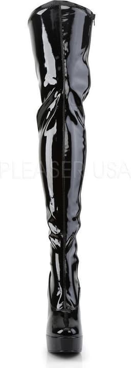 Pleaser - ELECTRA-3000Z Plateau overknee Laarzen - US 13 - 44 Shoes - Zwart — thumbnail 3