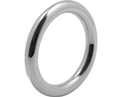 Banoch | Cockring Metaal | Ronde Metalen Penisring ∅ 45 mm | 7,5 mm Dik | Stevig & Glanzend