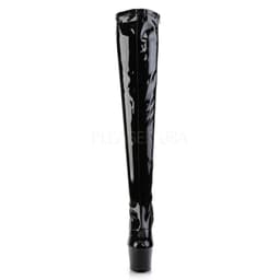 EU 36 = US 6 | ADORE-3000 | 7 Heel, 2 3/4 PF Stretch Thigh Boot, Side Zip — thumbnail 2