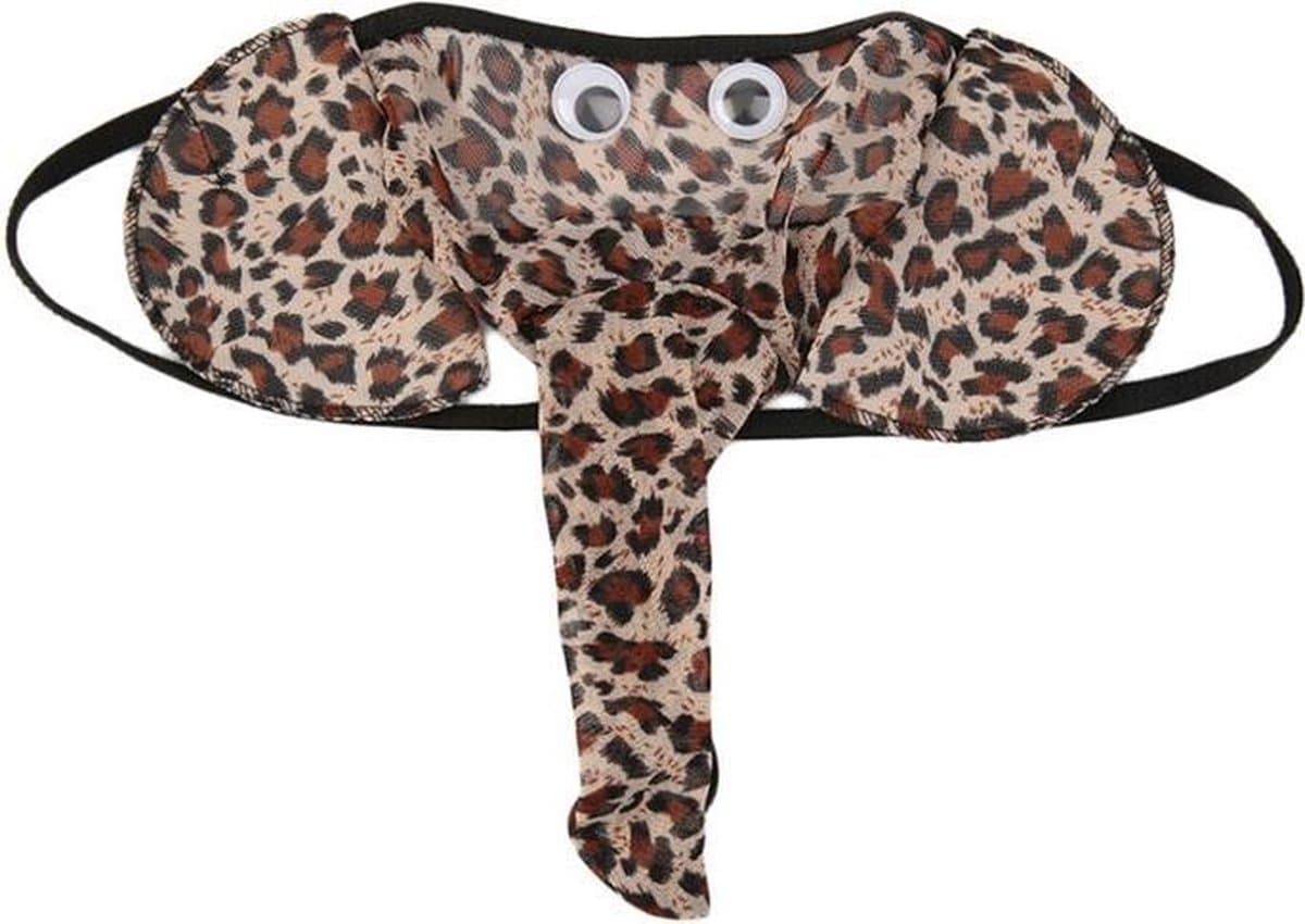 Olifanten string met slurf voor heren - Maat Onesize — afbeelding 1