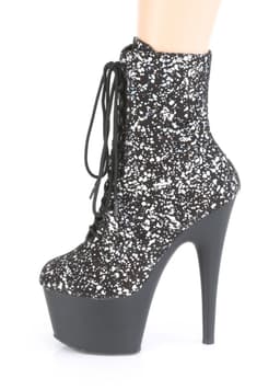 Pleaser - ADORE-1020SPLAT Plateau Laarzen, Paaldans schoenen - Paaldans schoenen - 36 Shoes - Zwart — thumbnail 3