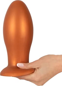Zachte XXL Buttplug met zuignap - Hoogwaardig Siliconen - Buigzaam - 21 x 8,4 cm - 990 gram — thumbnail 1
