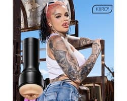 Kiiroo - FeelStar Stroker - Masturbator - Leigh Raven - Gespleten Tong