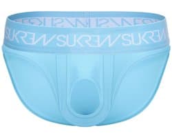SUKREW U-Style Brief Breeze Blue - MAAT XS - Erotisch Heren Ondergoed - Slip voor Man - Sexy mannen Slip