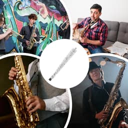 Saxofoon Reiniger - Altviool Borstel - Instrument Onderhoud - Super Absorberend - 50 cm - Grijs — thumbnail 2