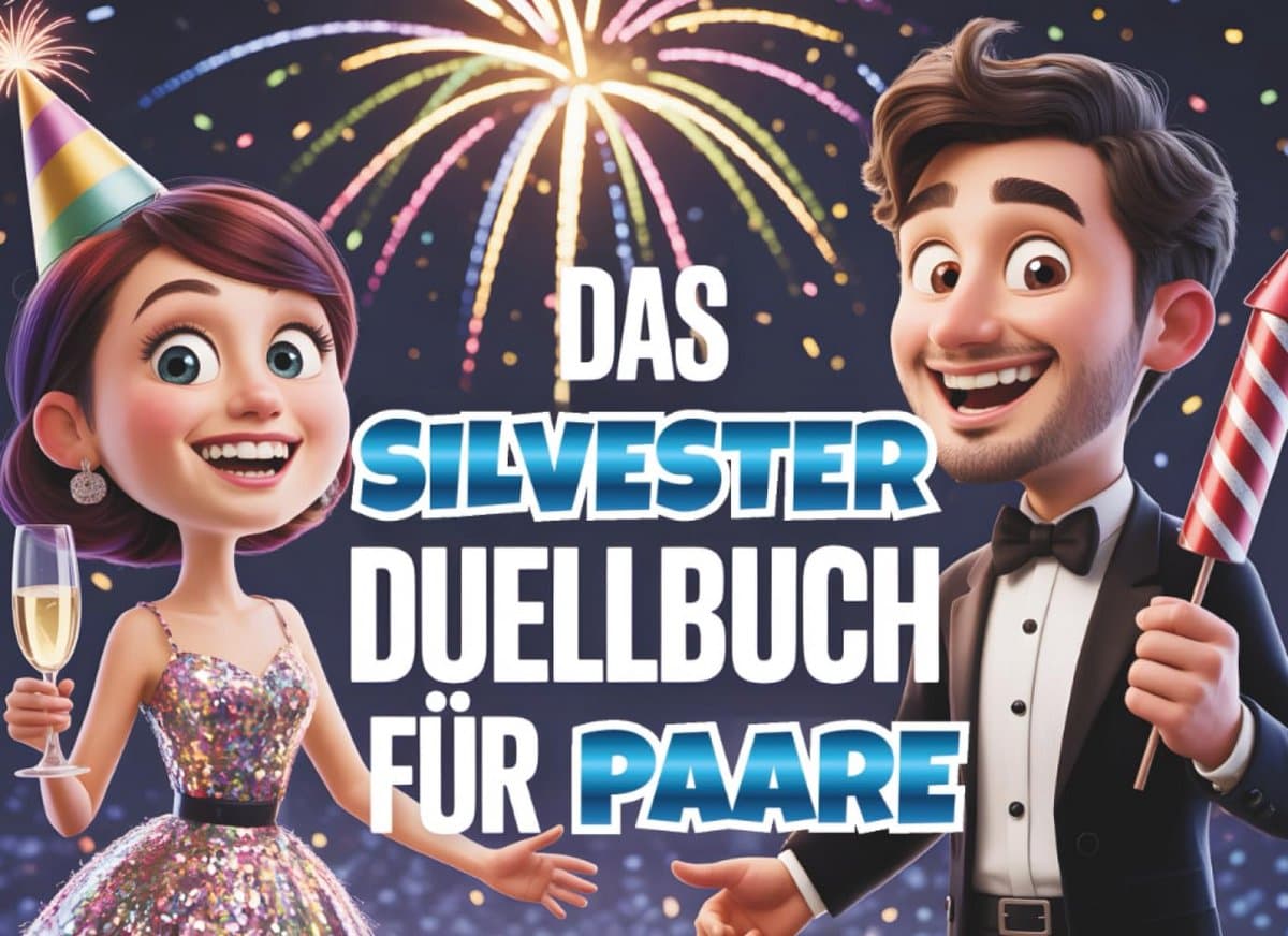 Duellbuch für Paare: Lustige 1-gegen-1 Spiele und Challenges für Silvester — afbeelding 1