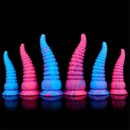 Oneay Fantasy Tentakel Dildo Octopus Stijl – 21 cm– LSR Siliconen G-Punt Stimulator & Anale Stretcher met Zuignap — thumbnail 2