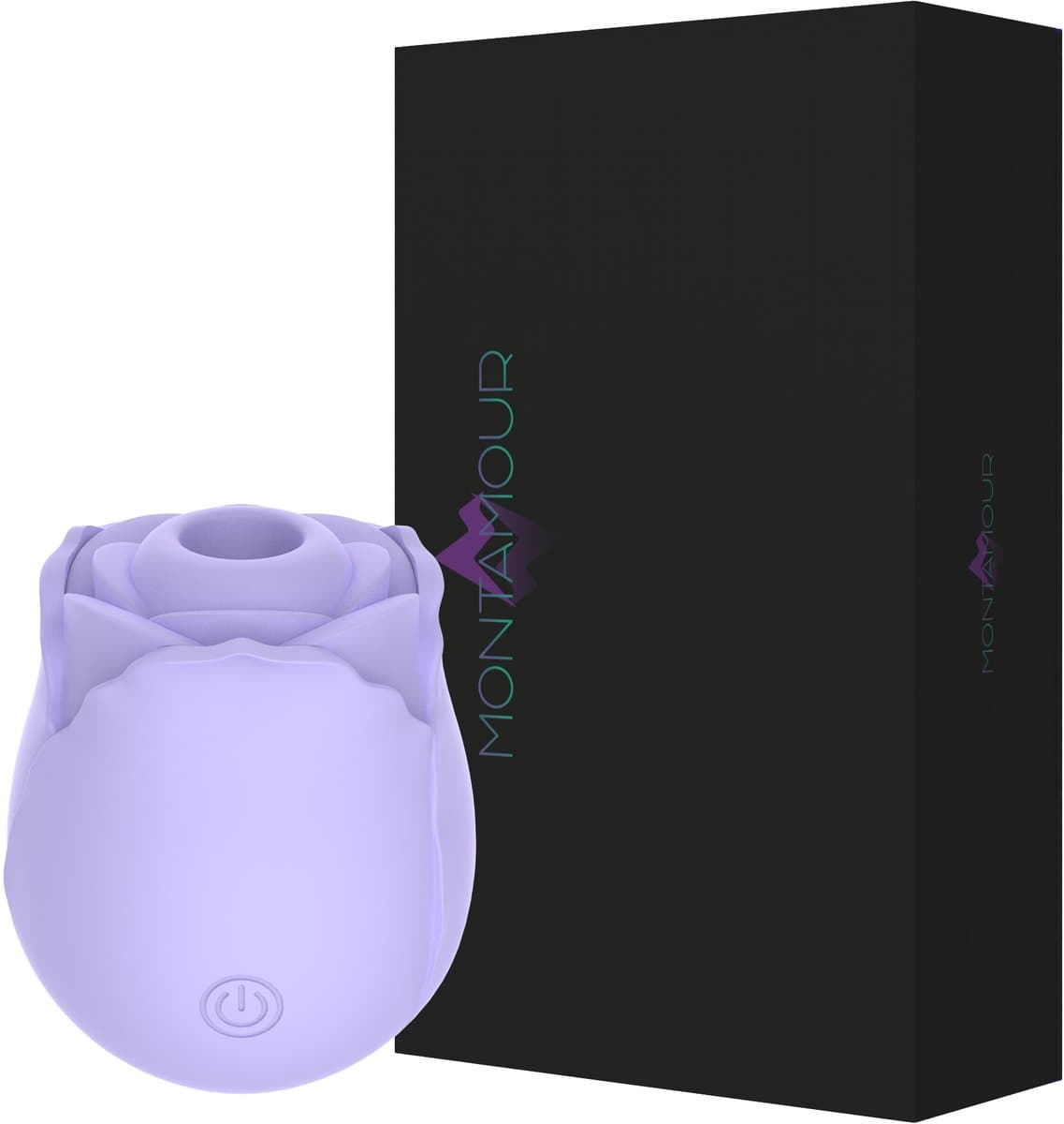 MontAmour Celestia – Clitoris Zuiger & Vibrator – Luchtdruk Stimulator – 10 Standen – Oplaadbaar – Waterdicht – Lila — afbeelding 1