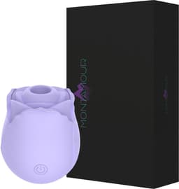 MontAmour Celestia – Clitoris Zuiger & Vibrator – Luchtdruk Stimulator – 10 Standen – Oplaadbaar – Waterdicht – Lila — thumbnail 1