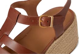 Platform Espadrilles - Leren Sandalen - Zomerse Wandelingen - Verhoogd Comfort - Bruin — thumbnail 3