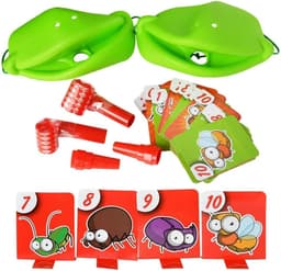 Tongspel - Interactief spel - Feestjes en kantoor - Snelheid en behendigheid - 21 cm breed - Twee maskers — thumbnail 5