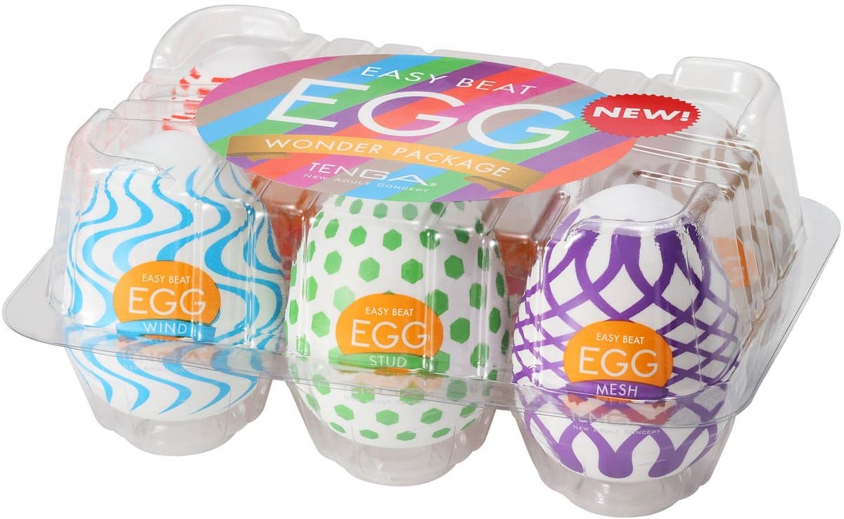 Tenga - EGG Variety Pack Wonder - Mini Masturbator - 6 stuks — afbeelding 1