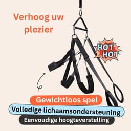 CLVP® Sex Schommel Volwassenen - Sex Stoel - Sex Toys voor Koppels - Zwart — thumbnail 3