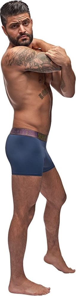Male Power Avant-Garde - Verstrakkend Short antique blue M — thumbnail 5