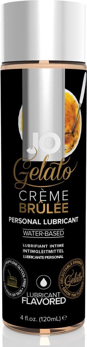 System JO - Gelato Glijmiddel Waterbasis Crème Brulee - 120 ml — afbeelding 1