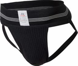 MM Sports The Original No. 10 Swimmer/Jogger Jockstrap 3 inch Black - MAAT XL - Heren Ondergoed - Jockstrap voor Man - Mannen Jock — thumbnail 1