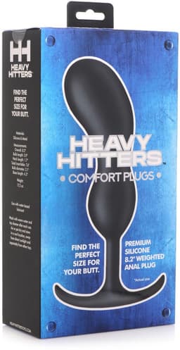 Heavy Hitters - Siliconen Prostaat Plug met Metalen Kogels - Maat XL — thumbnail 5