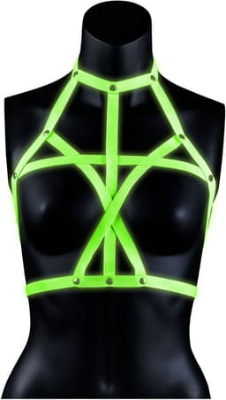Shots - Ouch! BH Harnas - L/XL neon green/black L/XL — thumbnail 1