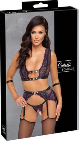 Open Verleidelijk Bondage Lingerie Set — thumbnail 4