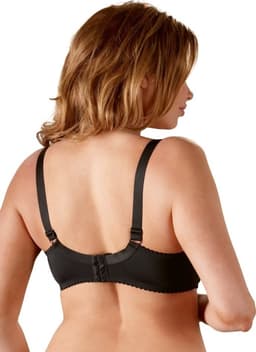 Cottelli Plus Size – Mooi Verfijnd Open Beha met Licht Gevoerde Cups voor een Eerste Klas Uitstraling – Maat 90D – Zwart — thumbnail 5