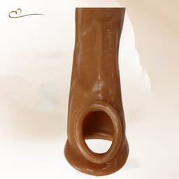 Erodit® Realistische penis condoom sleeve met cockring, sleeve verlenging condoom, vertraging van ejaculatie, harde erectie, verbetering van het uithoudingsvermogen, seksspeeltje voor mannen, Erotiek voor Mannen, Koppels — thumbnail 3