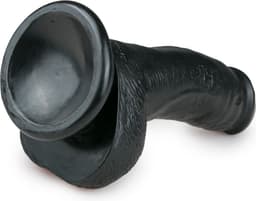 EasyToys - Realistische Dildo met Zuignap - 15 cm - Dildo's - Sex Toys voor Vrouwen en Mannen - Dildo Mannen Anaal - Zwart — thumbnail 4