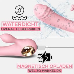 Tarzan Vibrator - Vibrators voor Vrouwen - Dildo Vibrator - Pulsing Vibrator - Stotende Vibrator - Clitoris Stimulator - Sex Toys voor Vrouwen — thumbnail 3
