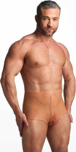 Slipje Siliconen Vagina + Kont - Large — thumbnail 2