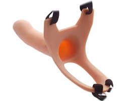 Holle Strap-On Dildo voor Mannen 14.5CM - Voorbind Penis Sleeve - Voorbinddildo
