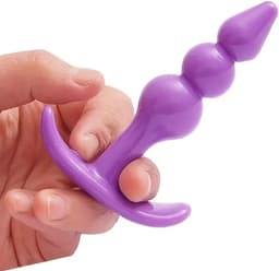 Buttplug I Anaal Plug I Butt Plug I Mini Buttplug I Beginners Buttplug I 9 CM Inbrenglengte I Siliconen I Paars — thumbnail 1