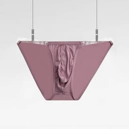 Heren Slip met Transparante Bandjes - Sexy Ondergoed - Lingerie - Roze — thumbnail 2