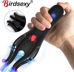Eikel vibrator Deluxe | met tong | Masturator | 10 vibratiestanden | USB oplaadbaar | Penis | Stimulatie — thumbnail 5