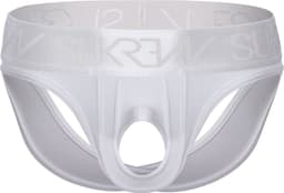 SUKREW U-Style V-Brief White Shimmer - MAAT XS - Erotisch Heren Ondergoed - Slip voor Man - Sexy mannen Slip — thumbnail 1