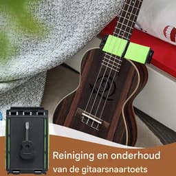 Snaar Reiniger - Instrument Onderhoud - Muziek Apparatuur - Diepe Penetratie Reiniging - 10x6.5x2.1cm - Multicolor — thumbnail 5