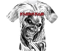 Band T-shirt - Muziek shirt - Vrije tijd - Officieel gelicentieerd - 100% Katoen - Zwart